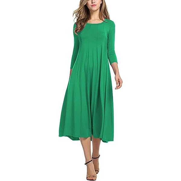 CeCe Ruffle Neck Godet Dress Lush Green 2 at Amazon Women's Clothing store CeCe Ruffle Neck Godet Dress Lush Green 2 at Amazon Women's Clothing store