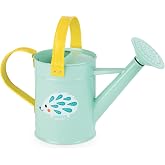 Janod - Happy Garden - Watering can - Hedgehog - Metal | Perfect for Young Gardeners - Encourages Outdoor Play - Child-Friendly Design - Compact and Lightweight