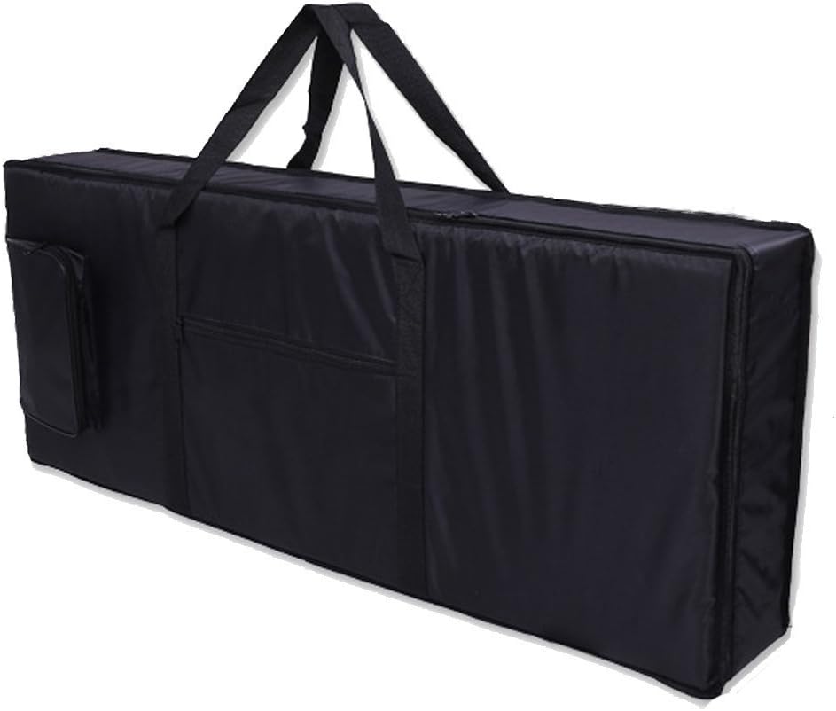 Sel Natural 61 Key Keyboard Electronic Piano Bag Case Carry Oxford Cloth Black New