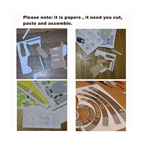 Scar-L Model DIY Assault Rifle 1:1 Scale 3D Papercraft Model Cosplay for Kids Adults Gun Weapon Handmade Toy