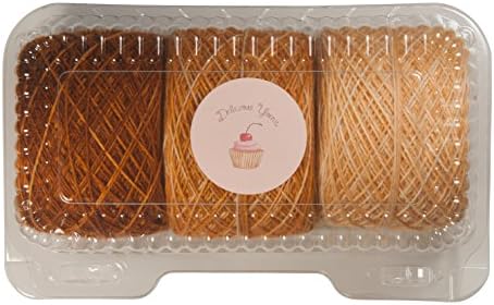 Delicious Yarns Frosting Fingering Weight Trio Cake Gradient Yarn Set (Burnt Orange)