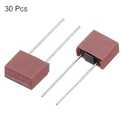 uxcell 30Pcs DIP Mounted Miniature Square Slow Blow