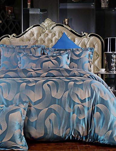 MEIREN Newcell Jacquard a Family of Four European Cotton Bedding Set , king