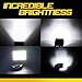 LED Pods, Niking Auto 2Pcs 4 Inch 144W LED Light Bar Quad Row Spot Beam LED Cubes Work Light Off Road Driving Fog Lamps for Trucks ATV UTV SUV Boat Marine