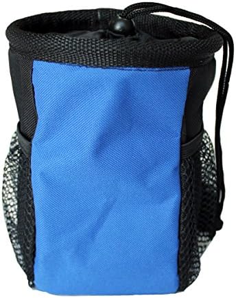 Ondoing Dog Treat Training Pouch Bag with Adjustable Strap Easily Carries Pet Toys Treats, Dark Blue