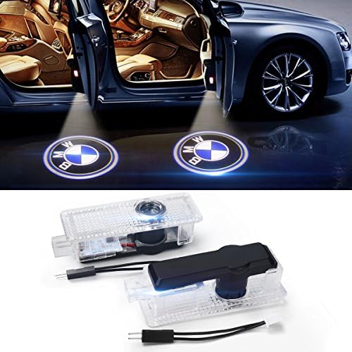 JIAFENG BMW Car Door LED Light Logo HD Projector Easy Installation Low Consumption Shadow Lights (2 PCS)