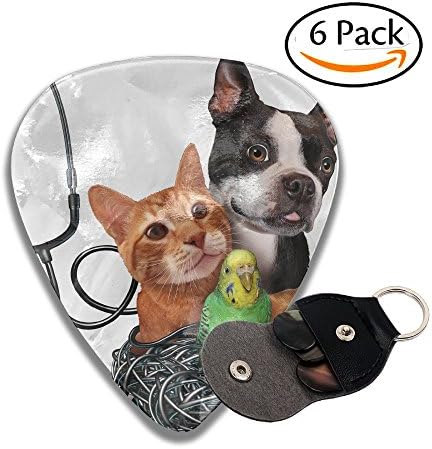 Frouren Veterinary Care And Pets Shape Classic .71mm Celluloid Picks 6 Pack For Mandolin