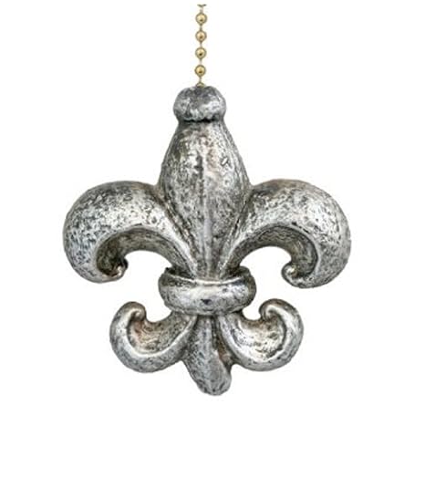 Elegant Fleur De Lis Ceiling Fan Light Pull Amazon Co Uk Kitchen