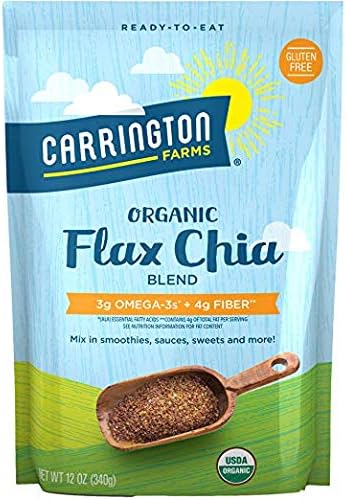 Carrington Farms Flax Chia Blend, Gluten Free, USDA Organic, 12 Ounce (Limited Edition)