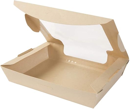 BIOZOYG Caja para Llevar de Fibras de bambú I Hermosa Caja de cartón Tree Free con