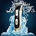 Glyby Pet Grooming Clippers, Professional Waterproof Electric Clipper for Dog or Cat Use with Rechargeable Lithium Battery
