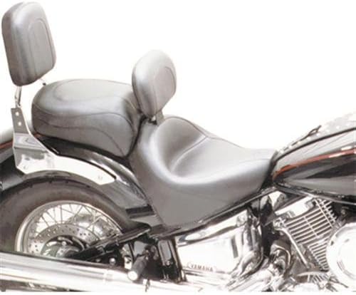 Mustang 79242 Two-Piece Vintage Seat with Driver Backrest Fits Yamaha V-STAR (79242)