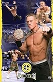 JOHN CENA POSTER - WRESTLING COLLAGE WWE - NEW 24X36