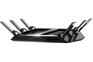 NETGEAR Nighthawk X6S Smart Wi-Fi Router (R8000P) - AC4000 Tri-band Wireless Speed (Up to 4000 Mbps) | Up to 3500 Sq Ft Coverage & 55 Devices | 4 x 1G Ethernet and 2 USB Ports