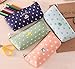 FIVOENDAR Adorable Animal Memories Pastorable Canvas Pen Pencil Stationery Pouch Bag Case, Set of 4