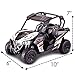 Haktoys HAK139 1:12 Scale RC Racing Cross Country Side-by-Side UTV Utility Vehicle with LED Lights | Great Gift Radio Control Rechargeable Car Toy for Kids, Boys, Girls, and ATV Enthusiasts Hobbyists