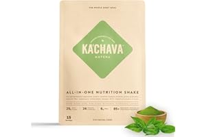 KA'CHAVA Ka’Chava All-In-One Nutrition Shake Blend, 85+ Superfoods & Nutrients, Meal Replacement, Greens Plant-Based Superfood Powder Protein Drink, Digestive Enzymes & Probiotics, Vegan Dairy Gluten Free, 2lb