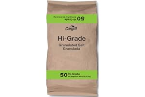 RELISTEP Cargill Sodium Chloride Hi Grade Granulated Salt [NaCl] [CAS_7647-14-5] White crystalline Solid (50 Lbs Bag) by Wintersun Chemical_AB