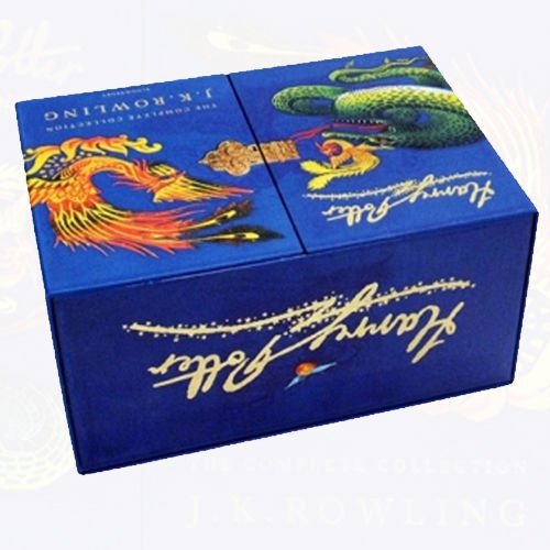 Harry Potter Complete Collection J.K.Rowling 7 Books Boxed Blue Pack Bundle (The Deathly Hallows,The Half-Blood Prince,The Order Of The Phoenix,The Goblet Of Fire,The Prisoner Of Azkaban ....