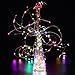 GDEALER Solar Copper String Lights 150LED 49ft Waterproof Starry Copper Wire Lights Ambiance Lighting for Outdoor Landscape Patio Garden Home Christmas Party Wedding Multi Color (1)
