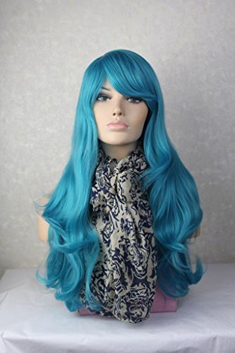 Natural Long Curly Wavy Full Hair Wig for Women Like Real Human Hair