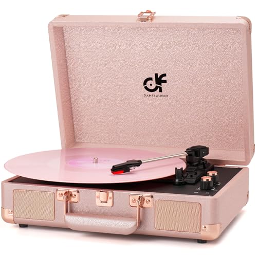 Portable 3-Speed Suitcase Record Player