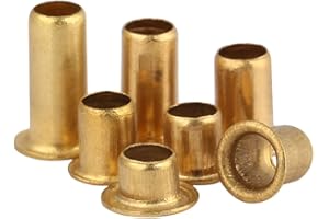 EZQNIRK 1000PCS Copper hollow rivet Kit double-sided circuit board PCB vias nails,1.7×3mm