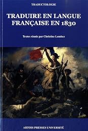 Traduire en langue française en 1830