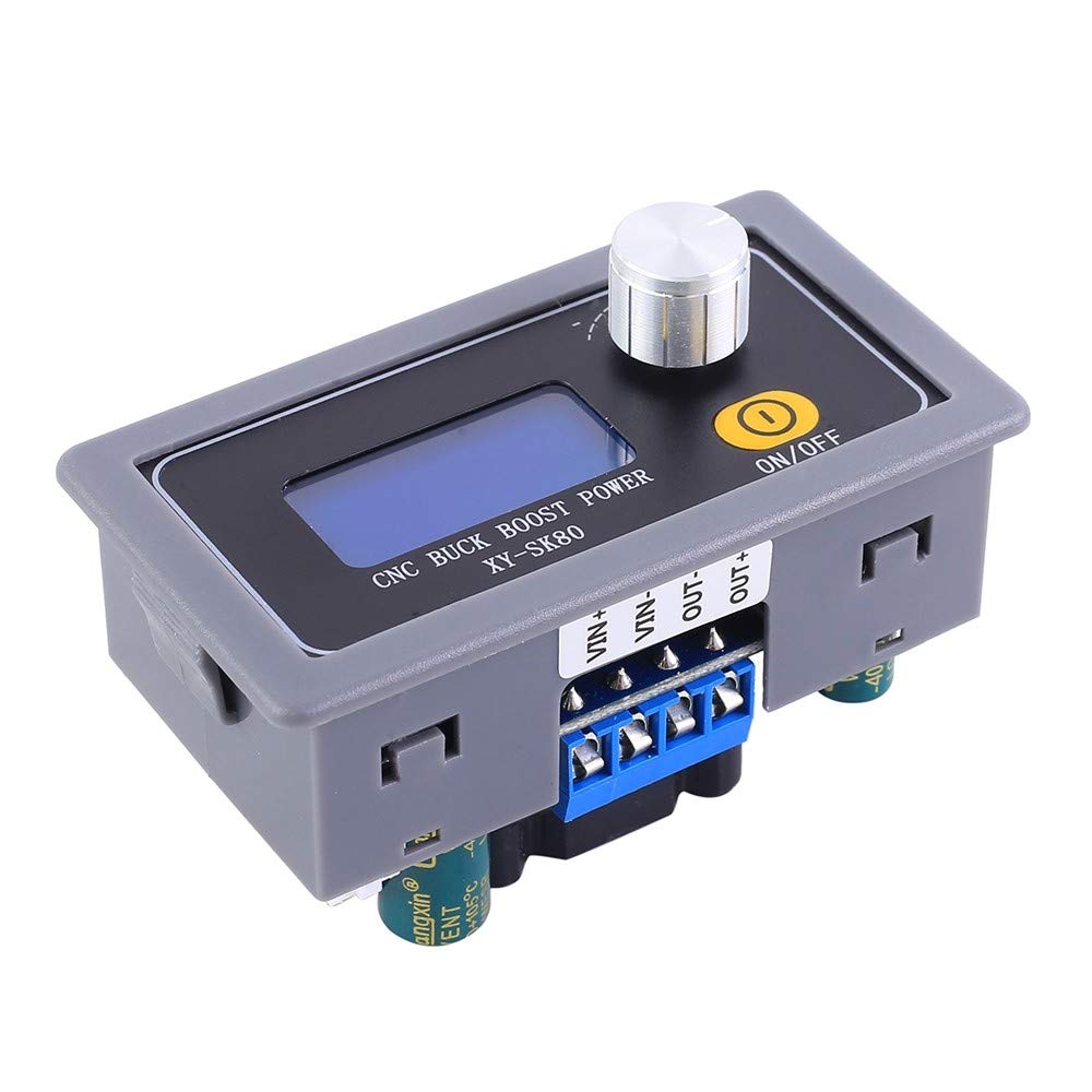 DC Auto Buck Boost Module,Adjustable Automatic Step UP Down Voltage Converter LCD Display CCCV Step Up Down Voltage Converter Solar Charging