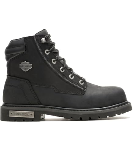 Harley Davidson Mens Drive Steel Toe Boots Black Leather Size 11M D91144 M8413 Harley-Davidson® Men main image 4