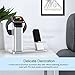yootech Char002 2 in 1 Charging Dock Compatible with Apple Watch Series 3/2/1iPhone X/8/8Plus/7/7Plus/6S/Plus Aluminum Stand Holder, Silver
