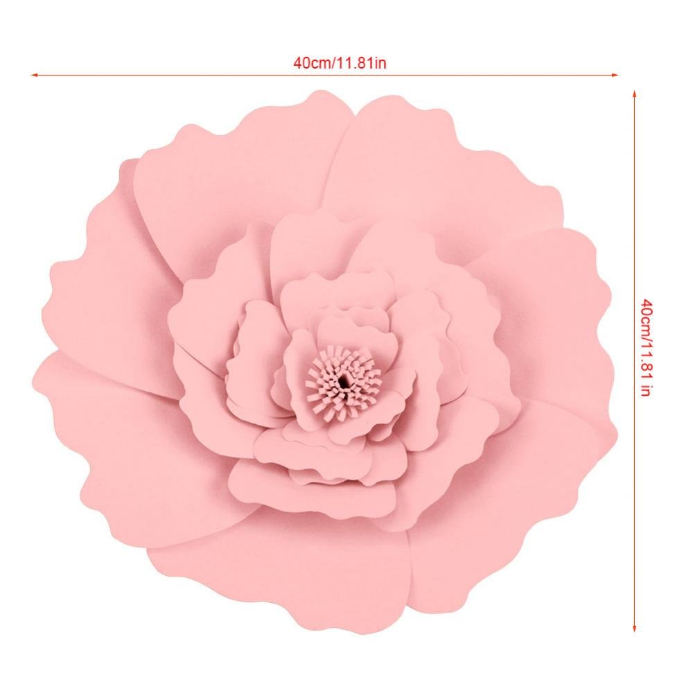 Decorations Pompons De Tissu Rose Clair Fleur De Papier Diy Belle Tissue Paper Flower Decoration Pour Baby Showers Anniversaire De Mariage Partie Annuelle Reunion Napravi Rs