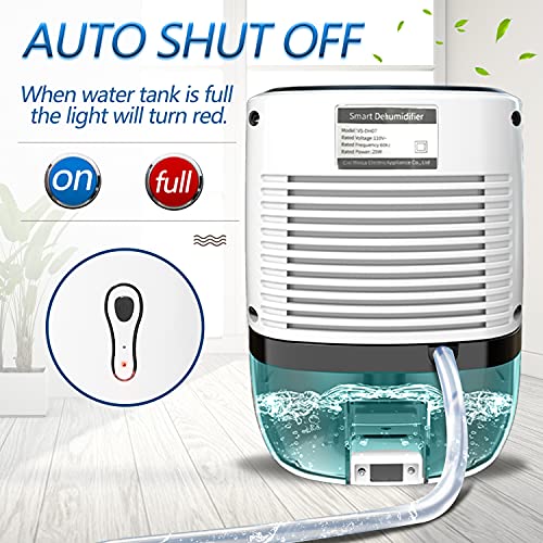 Dehumidifiers for Home,Posdry 800ML(27oz) Portable Quiet Dehumidifiers