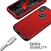 SKYLMW Compatible with iPhone X Case, [Heavy Duty] Three Layers Hybrid Rugged Shockproof Armor High Impact Defender Case Cover for Apple iPhone X 2017/XS 2018, Red Black