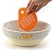 Banneton Bread Proofing Basket, Sourdough Brotform Natural Rattan Basket for Bread Baking - Includes Cloth Liner & Premium Silicone Dough Scraper with Measurement Conversions - 9 inch, Cozyful Kitchen