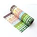 Christmas washi tape,reindeer and the sled gold foil washi tape,Christmas trees and candy(Set of 10 rolls)