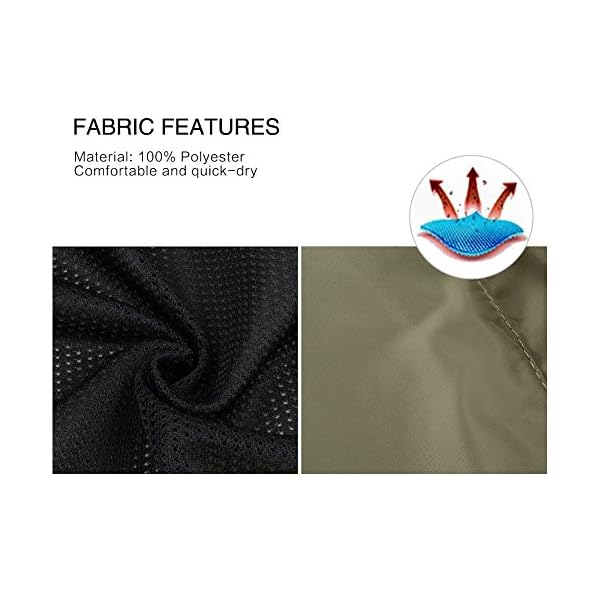 Isafish-Fly-Fishing-Vest-Mens-Multifunction-Pockets-Waistcoat-Jacket-Mesh-Breathable-Quick-Dry-Travels-Sports-Outdoor-Vest-L-Khaki