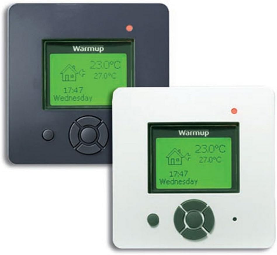 Warmup XSTAT Underfloor Heating Programmable Thermostat White Amazon