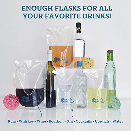 CAMOFLASK Premium Sneak Alcohol Travel Flask Cruise Kit Concealable