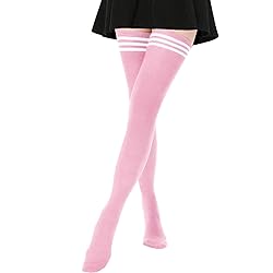 AQOKKA 1 Pairs Extra Long Thigh High Socks for