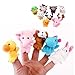 Heyuni. 10 pcs Baby Tiny Animal Farm Finger Puppet Toy Cloth Toddler Toys
