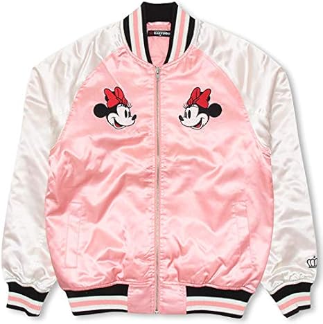 Amazon Co Jp Babydoll ディズニー ミニー スカジャン 大人 男女兼用 レディース メンズ S サイズ 刺繍 限定 ホビー