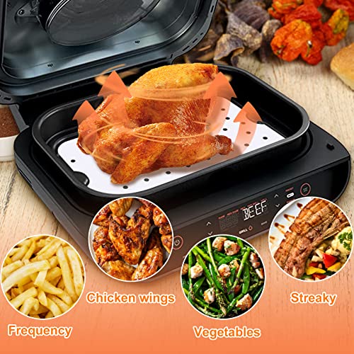 BABORUI 130Pcs Air Fryer Baking Parchment, Disposable Air Fryer Baking