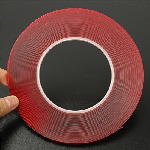 2Pack Super Sticky Double Sided Clear Tape Double Strong Self Adhesive Craft Tape for All Sorts of Craft,School,Office,and Household uses,Car/Cell Phone Repair(3Meter Length x 1mm Thk (10mm) - Image 3