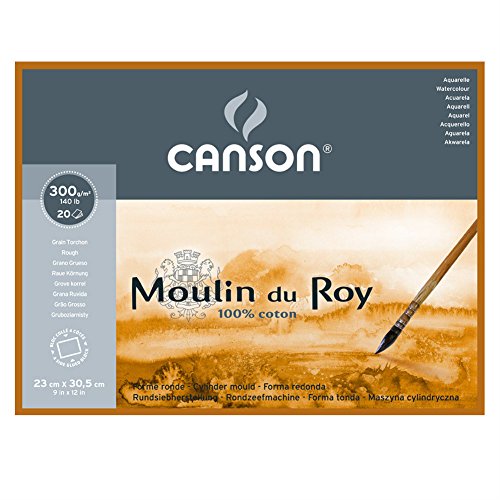 Canson C400014797 Moulin du Roy MOULINDUROY 140 R 9X12 BLOCK