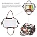 LOKASS Cooler Tote Insulated Box Water-Resistant Thermal Soft Leak Proof Liner Lunch Bags with Wide-Open for Women (P, Peony, Black Peony