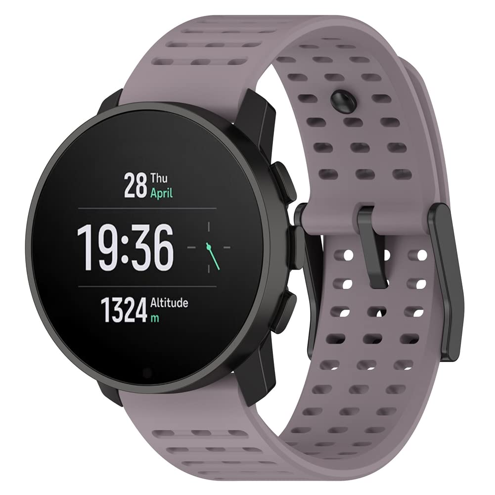 Tyogeephy Straps for Suunto 9 peak pro/Vertical/Urband 7/ATHLETIC 1, Replacement Bracelet in Anti-Lost Silicone Designed Fitness Tracker Accessories