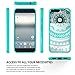 Google Pixel XL Case, AnoKe [Scratch Resistant] Colors Totem Mandala flower Cute Girls Women Ultra Slim Fit Acrylic Clear Hard Cover TPU Bumper Hybrid For Google Pixel XL 5.5 inch TM CH Mint