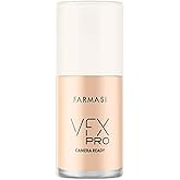 FARMASi VFX Pro Camera-Ready Liquid Foundation, Full Coverage Matte Finish, Lightweight Long-Wear, Oil-Free with Pore-Refining Sea-Water Formula, Non-Oxidizing Finish, 1 Fl Oz, 02 Ivory