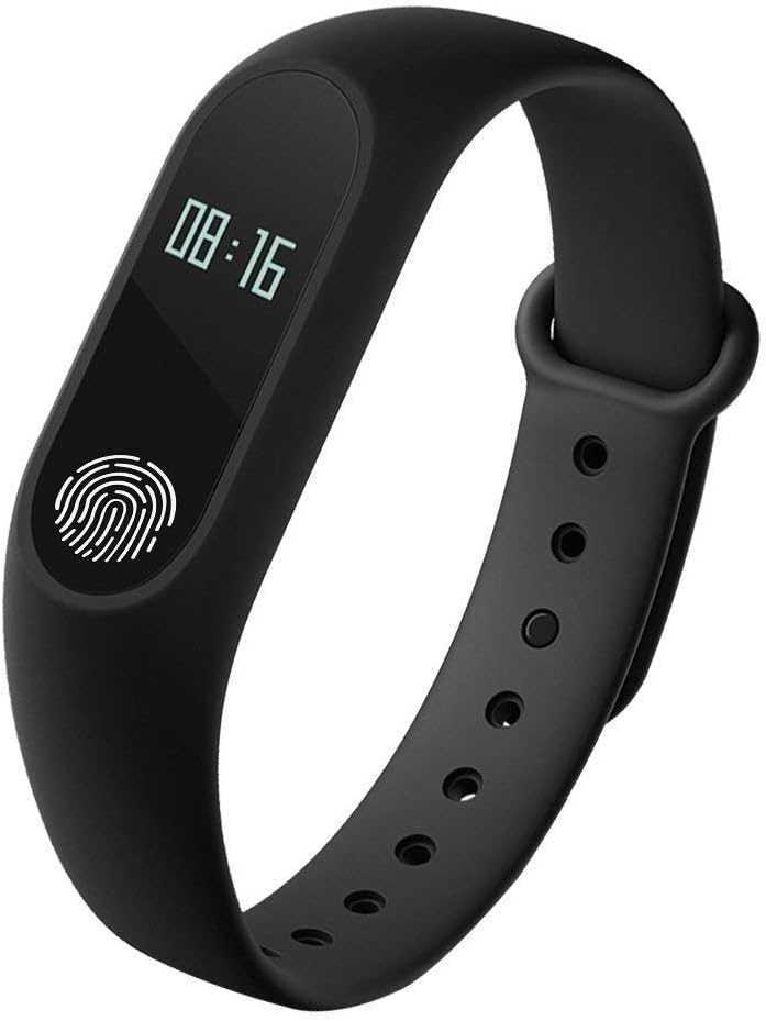 Digital Payback DP Fitscore M2 Activity Tracker Fitness Smartwatch for Men and Women with Heart Rate Monitor and Black Pedometer